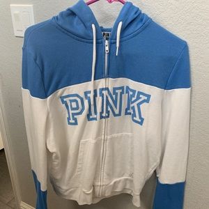 PINK zip up hoodie